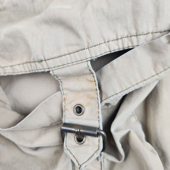 Vintage Bugle Boy Shorts Men's 38 Tan Baggy Skater Wide Leg 90s Retro Relaxed - Picture 10 of 11